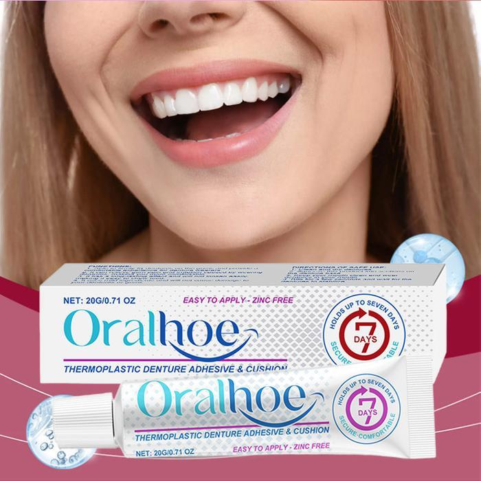 Promo Oralhoe Lem Gigi Palsu Tahan Lama 20G Lem Perekat Gigi Palsu Tahan Lama Lem Gigi Palsu Fixed