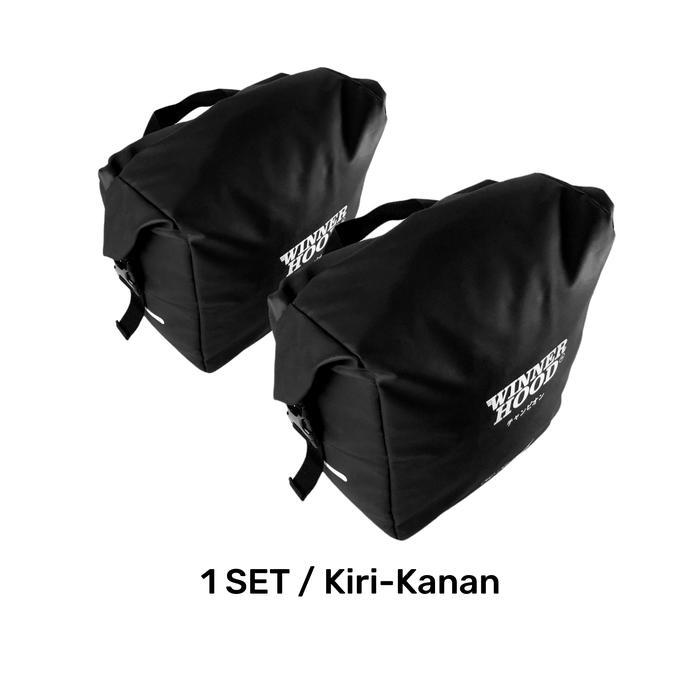 Winner Hood - 1 Set Sidebag Touring ( 20L ) Tas Samping Motor Honda Win 100