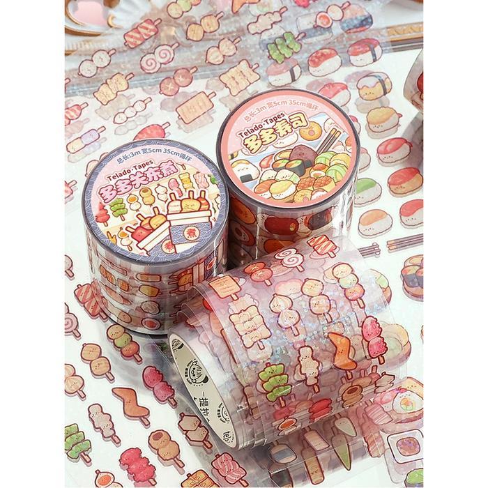 Sticker Pet Roll Hologram Telado-Tapes MSJD
