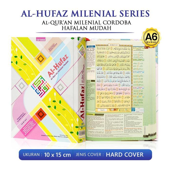 Al Quran Terjemah Tajwid Al Hufaz Millenial Alquran Kecil Saku Mini A6 Tajwid Quran Hafalan Warna