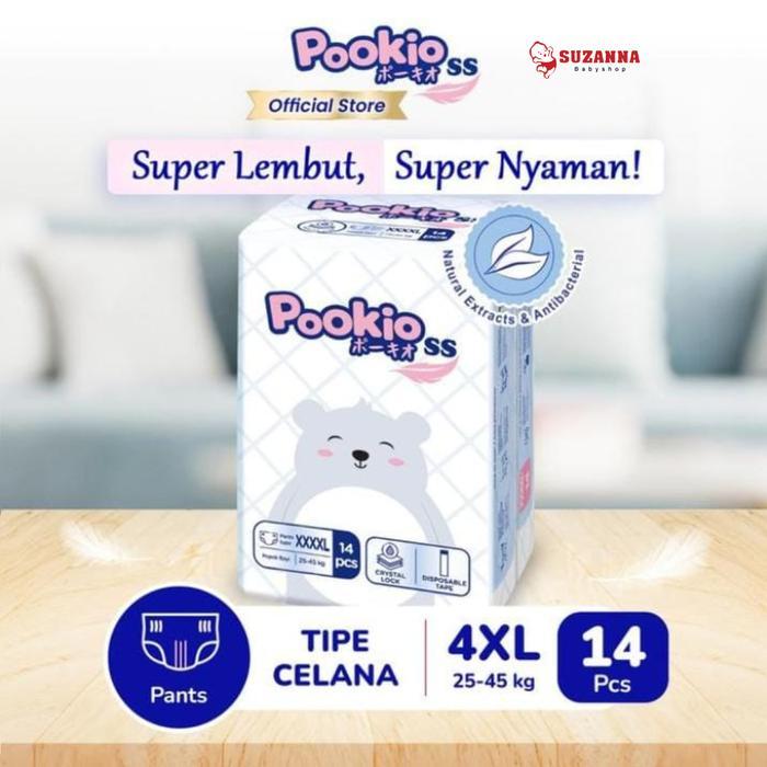 Ready Pookio Ss Popok Anak Diaper Celana Xxxxl14 - Popok Sekali Pakai