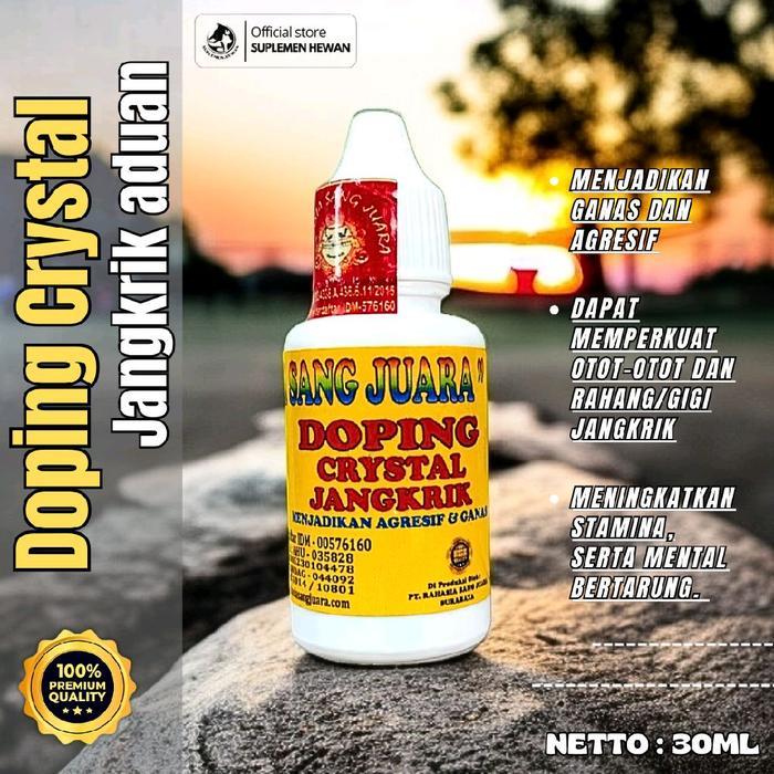 Doping Crystal Jangkrik Aduan Tambah Ganas dan Agresif 30ml