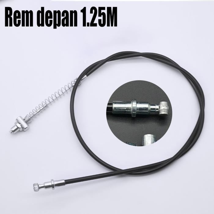 Tali Rem Sepeda 1.25/1.8m Kabel Rem Sepeda Depan Belakang Kabel Rem Sepeda Polygon Selis Pacific