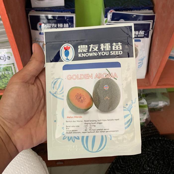 ORIGINAL Known-You Seed Benih Melon Golden Aroma F1 KYS 50 Seed READY STOCK