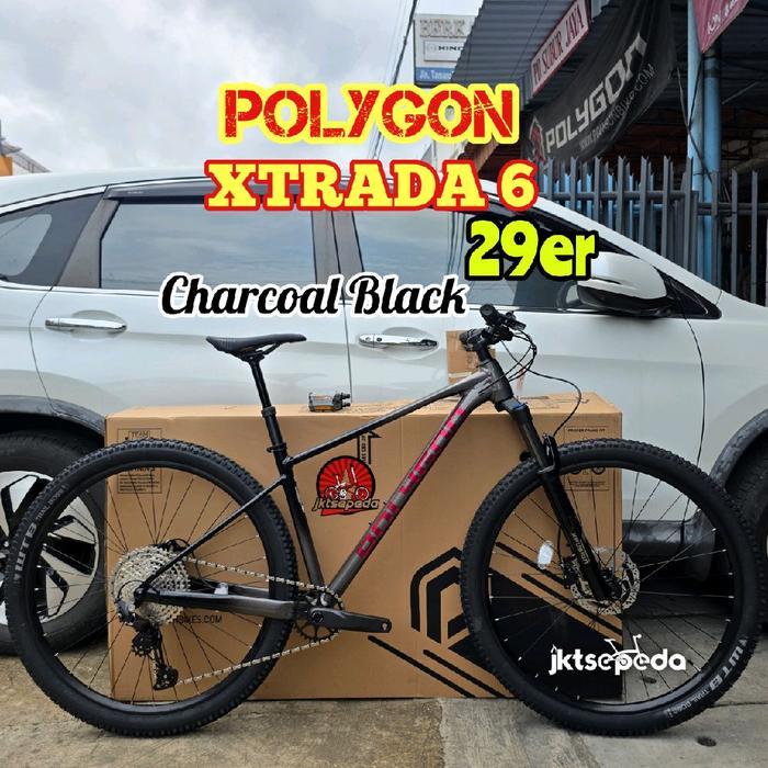 Sepeda MTB POLYGON XTRADA 6 - Charcoal Black, S