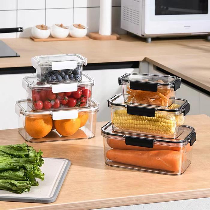 Tempat Penyimpanan Makanan Kulkas Kedap Udara Food Storage Box Container