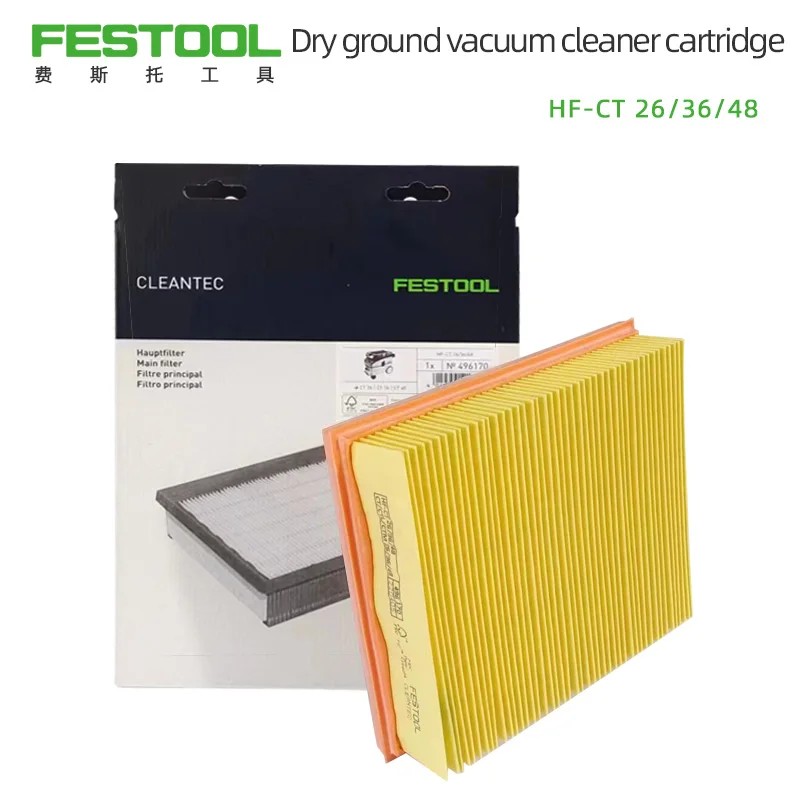 FESTOOL 496170 filter element original for FESTOOL Vacuum Cleaner Accessory CTL 26/36 E ect
