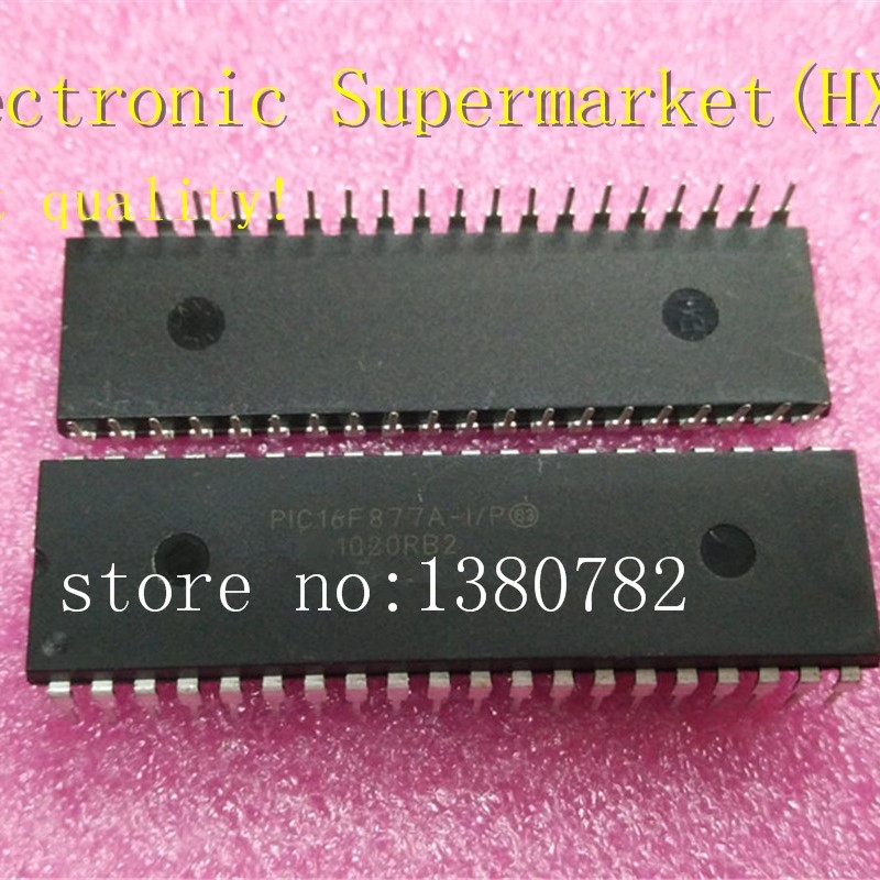 Free Shipping 50pcs/lots PIC16F877A-I/P PIC16F877A DIP-40 New original IC In stock