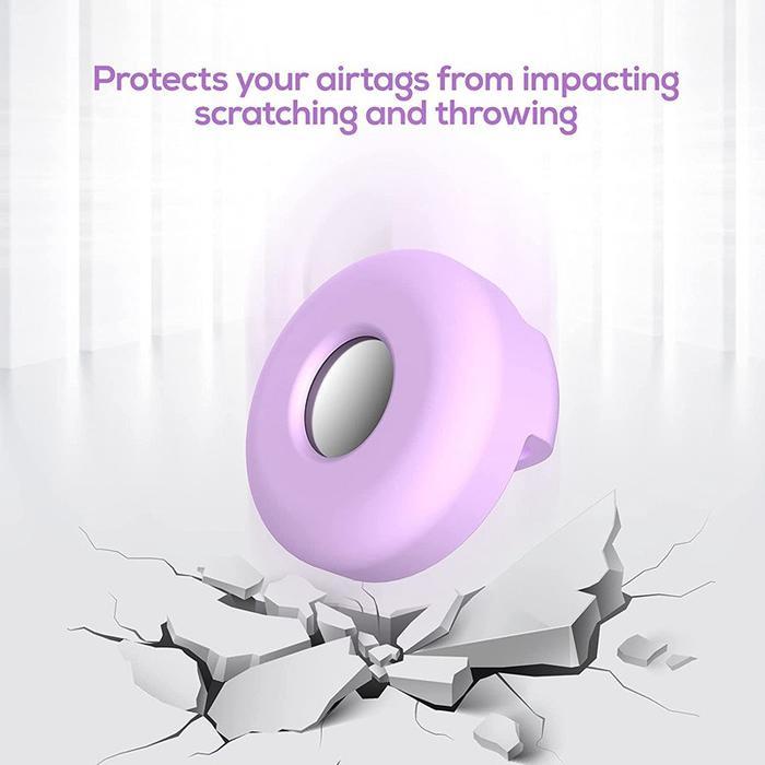 Airtag Loop Silicone Case Holder Pet Collar / AirTags Apple Anti Lost Kucing Anjing