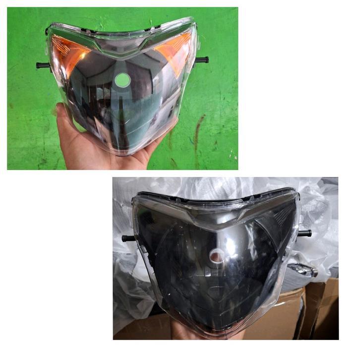 REFLEKTOR LAMPU DEPAN PLUS MIKA JUPITER MX NEW 135 COSTUM HITAM ORANGE BESTSELLER