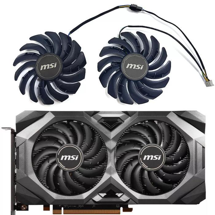 FAN KIPAS VGA MSI RX 5500 5600 5700 XT MECH OC 87MM 4PIN RESTOCK