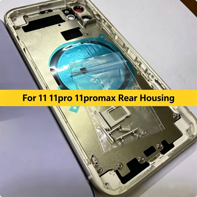 Replacement Back Housing For iphone 11 /pro /max glass cover middle frame chassis