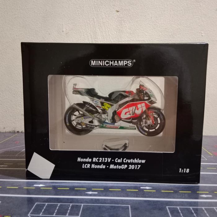 DIECAST MOTOGP HONDA RC213V C. CRUTCHLOW LCR HONDA 2017 SKALA 18 BY MC