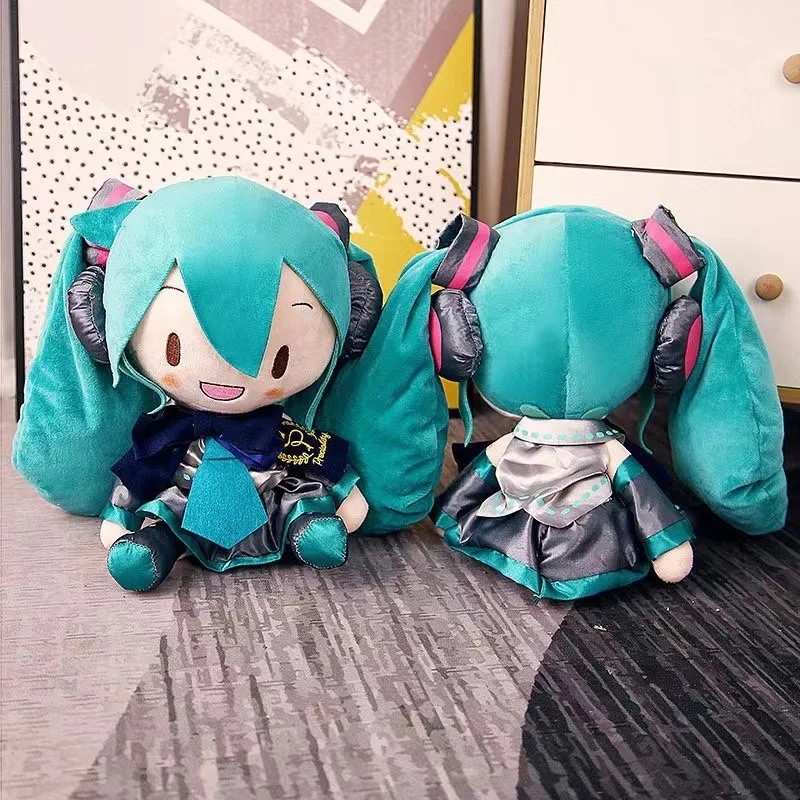 Hatsune Miku Plush Doll Anime Plush Classic Deep Sea Hatsune Miku Doll Cute Fufu Child Toy Cartoon