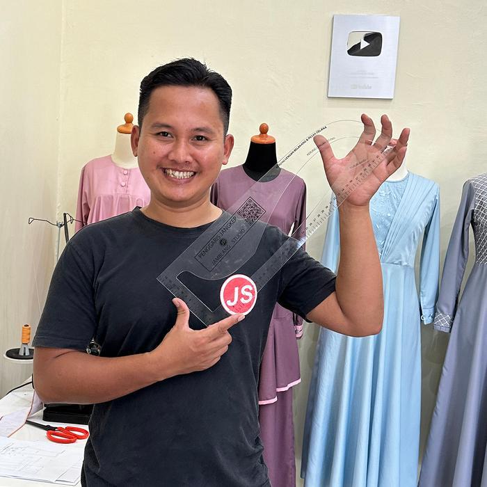 Penggaris Jangkep Multifungsi Tailor Penjahit Pola Lengkap [ Jamblang Studio ] Pasti Promo