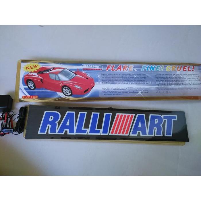 Lampu flash led variasi mobil running text
