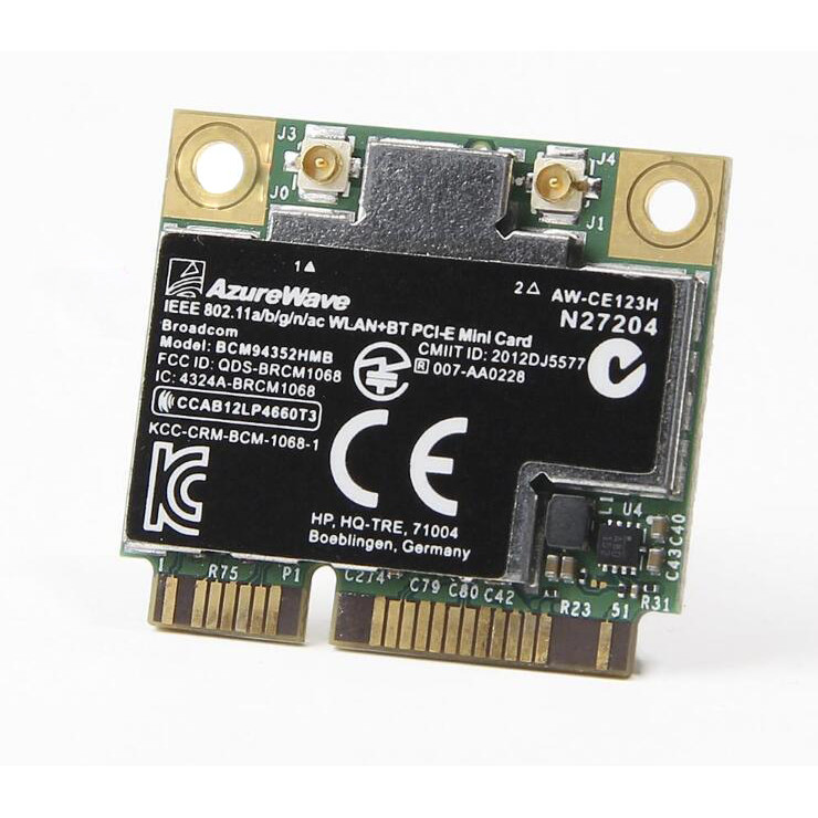 BCM94352HMB FORMAL EDITION AC867M WIRELESS CARD +4.0 BLUETOOTH FOR HP 724935-001 MINI PCI-E