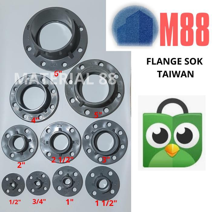 Flange Sok Pvc 2 Inch Taiwan Ready