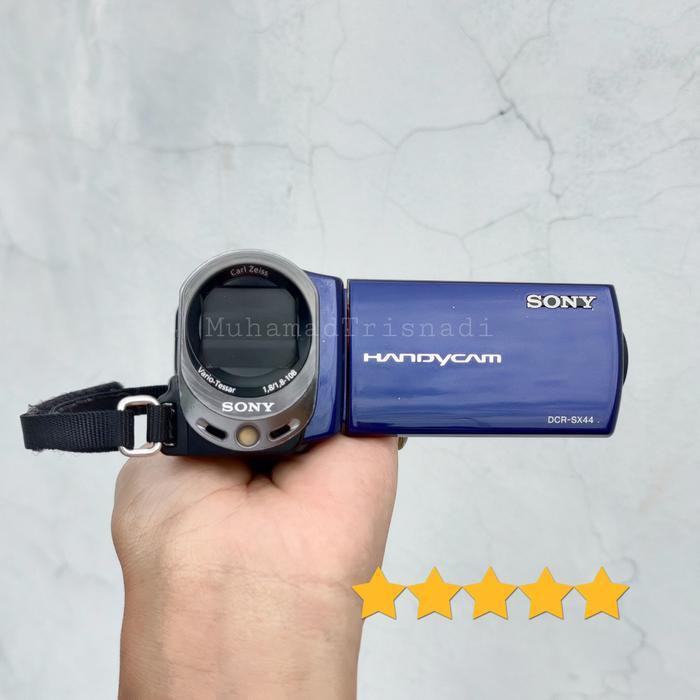 Handycam Sony DCR SX44 60x Zoom Biru Murah