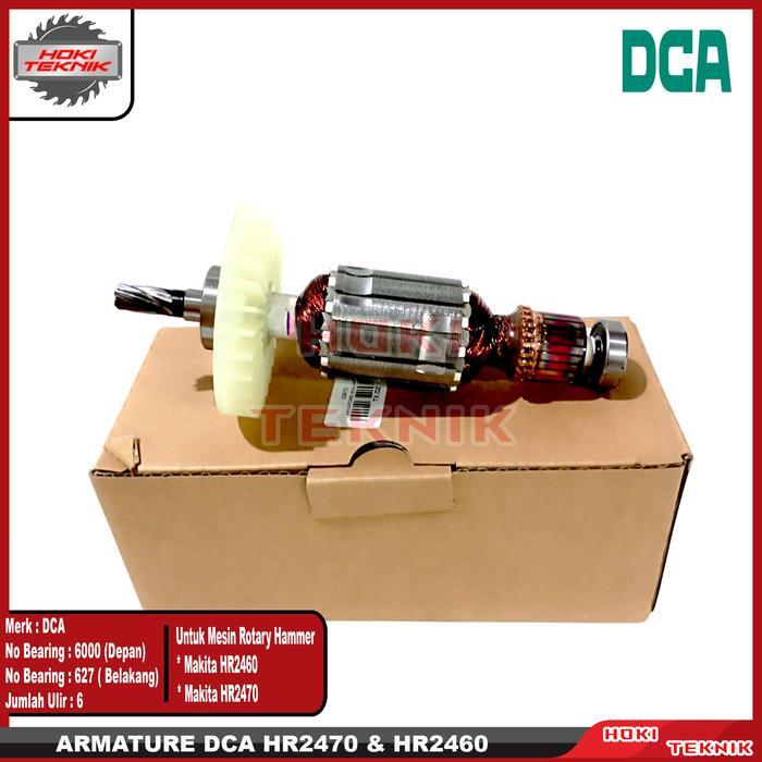 Angker Hr2460 Rotor Armature Makita Hr2460 Untuk Mesin Bor Beton Atau Rotary Hammer Drill