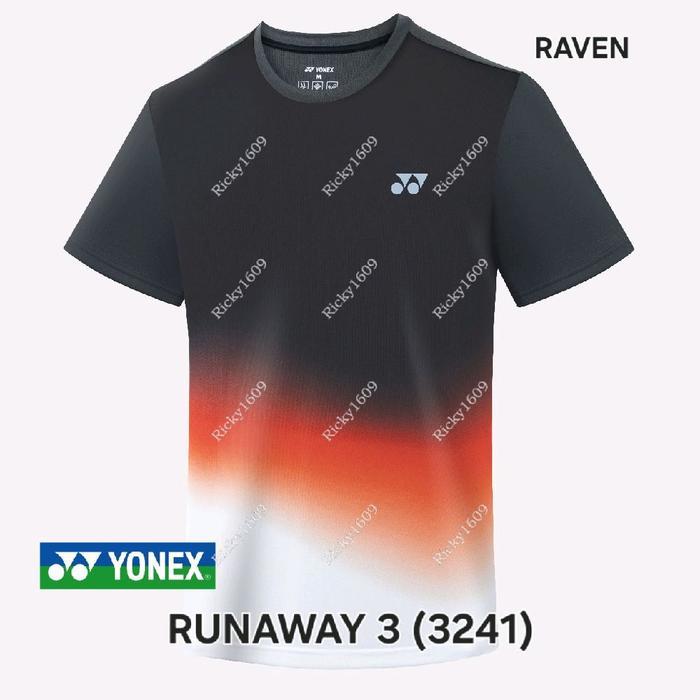 BAJU BADMINTON YONEX RUNAWAY 3 (3241) NEW ARRIVAL 2025 (BAJU YONEX RUNAWAY 3) ORIGINAL YONEX SUNRISE