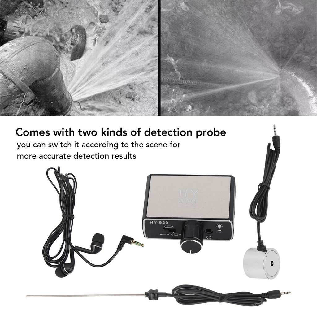 Water Leakage Monitor Underground Water Pipe Leakage Detector Enhanced High Strength Sound
