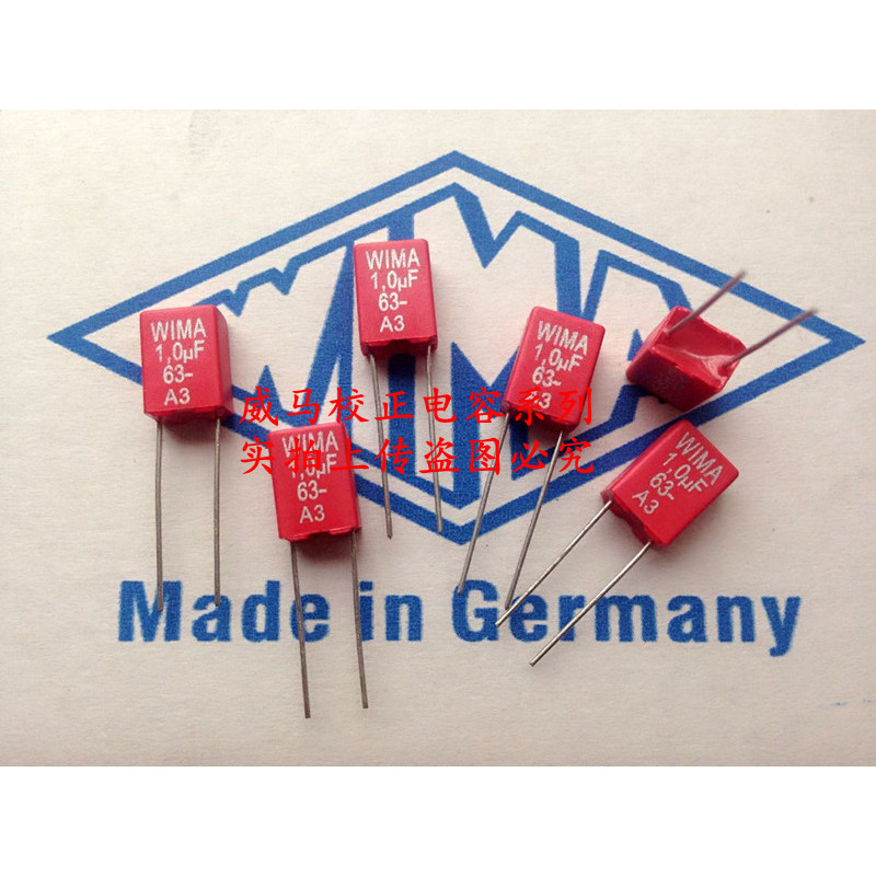 2020 HOT SALE 10PCS/20PCS GERMANY WIMA 63V 1.0UF 1UK 63V 105 1UF P: 5MM AUDIO CAPACITOR FREE