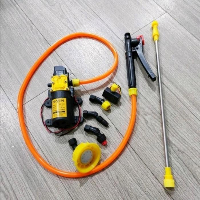 DINAMO PUMP / POMPA AIR DC / MESIN JET CLEANER KOMPLIT SPRAYER ELEKTRIK