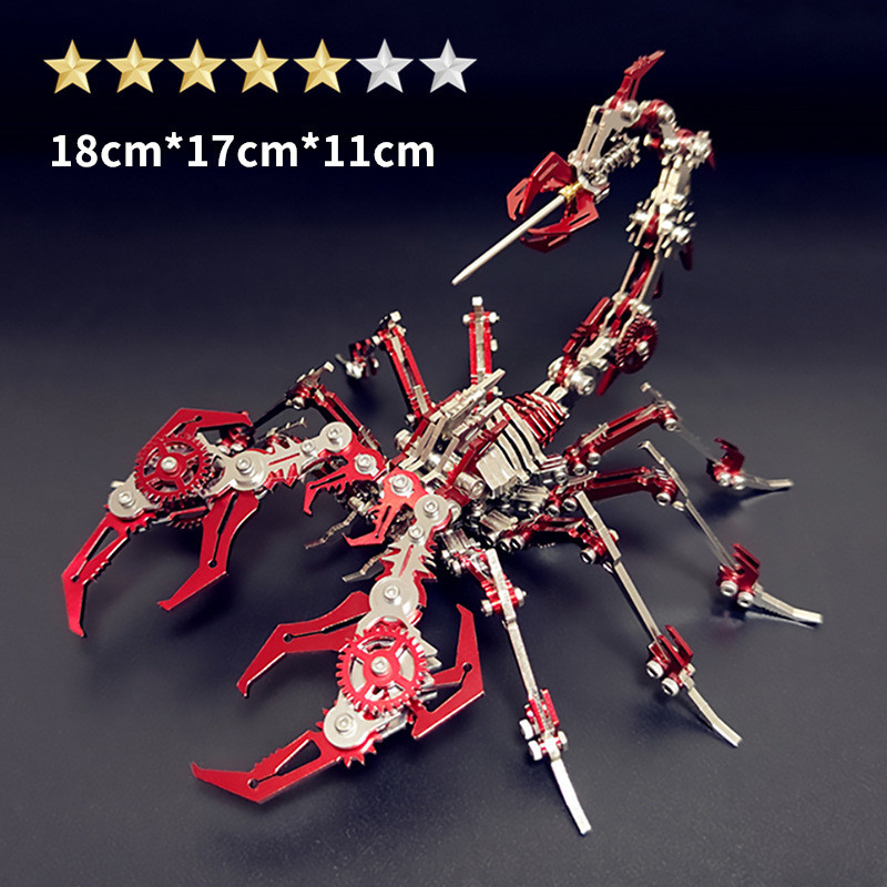 scorpion 3D Metal Puzzle Model ornamental objHandmade DIY Gift Educational Toy For Adults And Home
