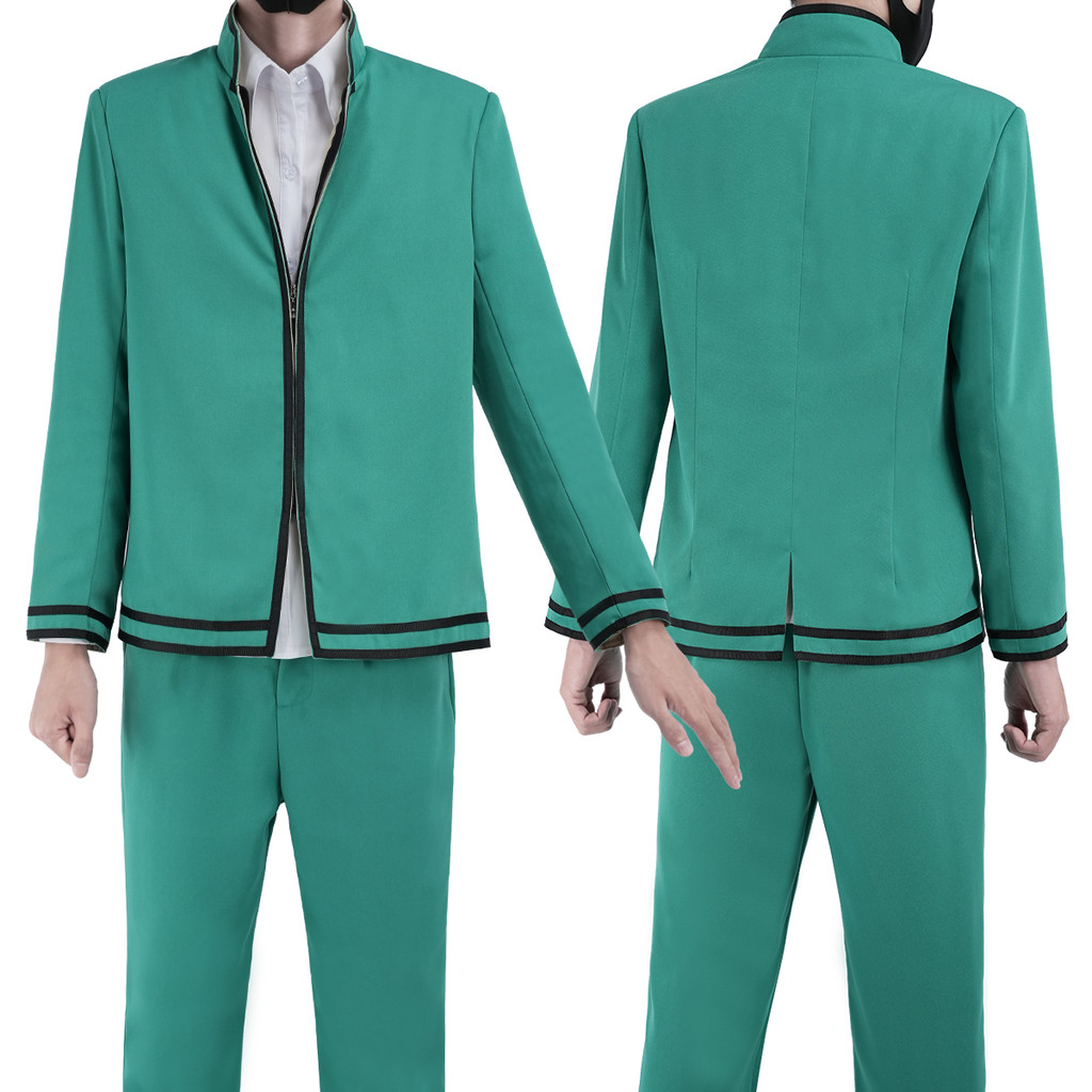 Holoun The Disastrous Life Of Saiki K. Anime Saiki Kusuo Cosplay Costume Jacket Pants Shirt Saiki