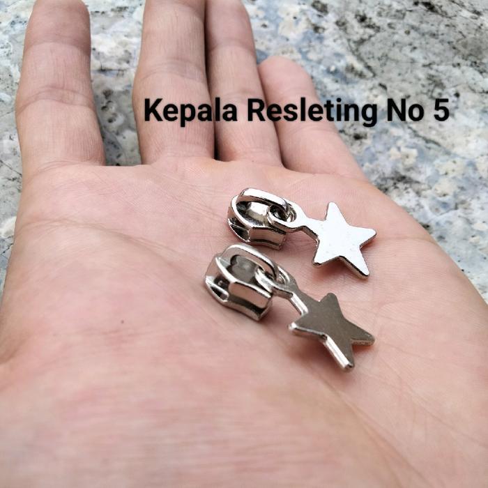 Kepala Resleting Jaket Kepala Resleting Tas no 5 Kepala Resleting Zipper Kepala Resleting Dompet