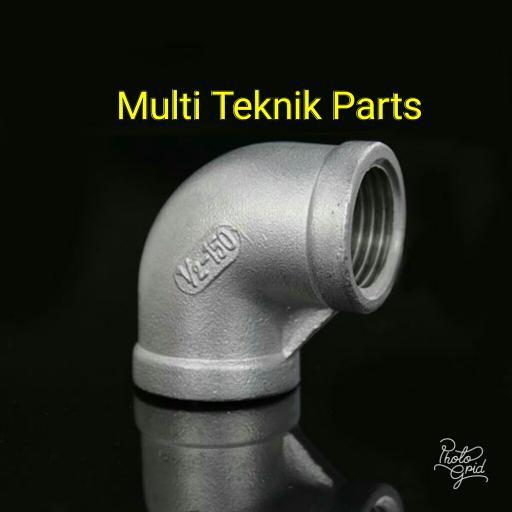 Elbow stainless 304 drat 1" inch / Knee drat dalam