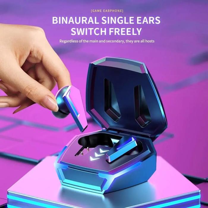 M10 Tws Gaming Bluetooth Earphone Wireless Earbuds Tws Stereo Bass Touch Control With Microphone
