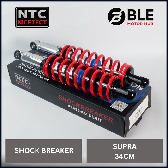 Ntc Shockbreaker 340Mm Motor Bebek Ble Motor Hub - Shockbreaker 340Mm Untuk Honda & Yamaha -