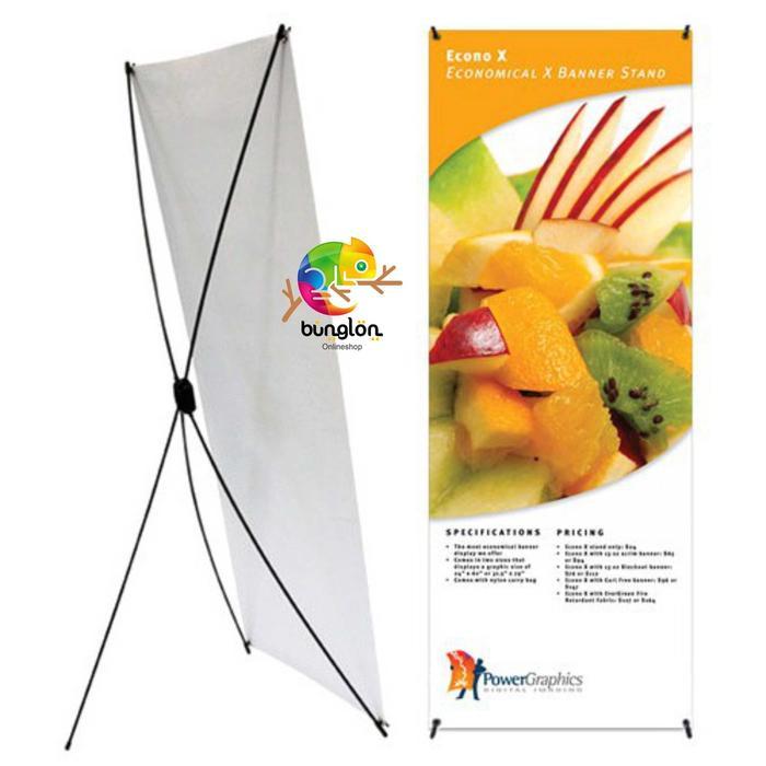 Paket X Banner (Banner+Stand) Free Design Tbk