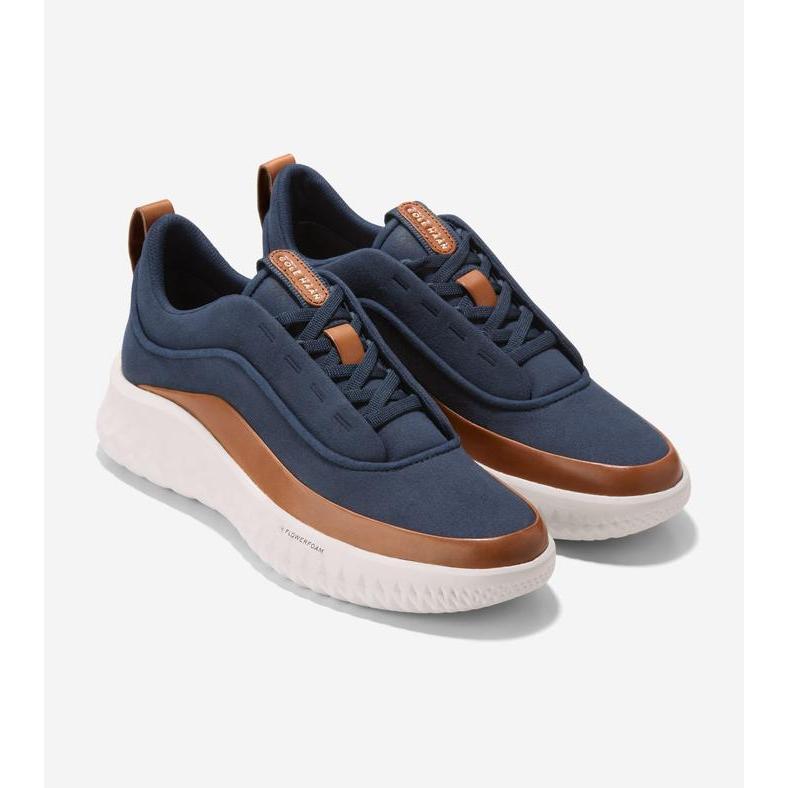 Cole Haan Men Generation Zerogrand Ii Prql - Sepatu Pria (Navy)