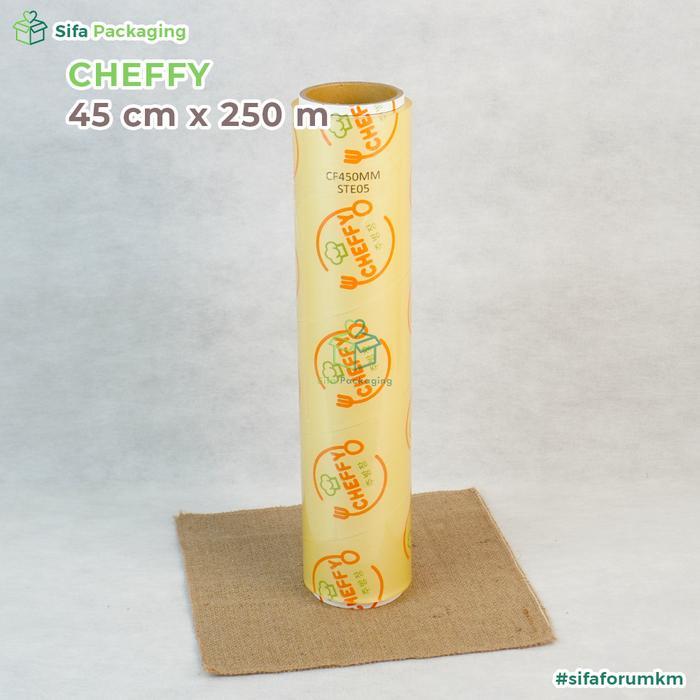 Wrapping Film Cheffy Plastik Pembungkus Makanan Plastik Wrapping Makanan Sayuran Buah Food Wrapping