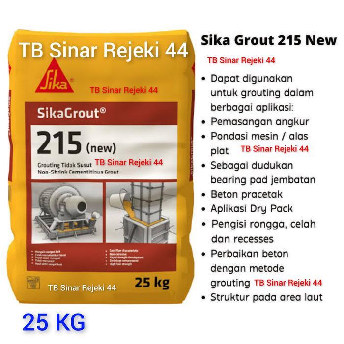 SikaGrout 215 New SEMEN GROUTING Presisi Tinggi SIKA GROUT 25 KG