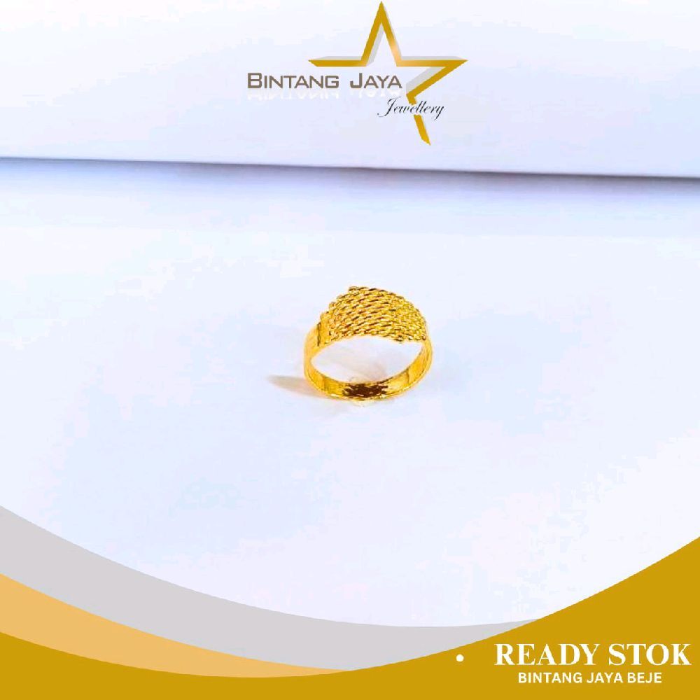 Cincin Emas LM99 Kipas | Berat 3gr - Kadar LM99 - Size 8 | Favorit Kolektor (TMG)