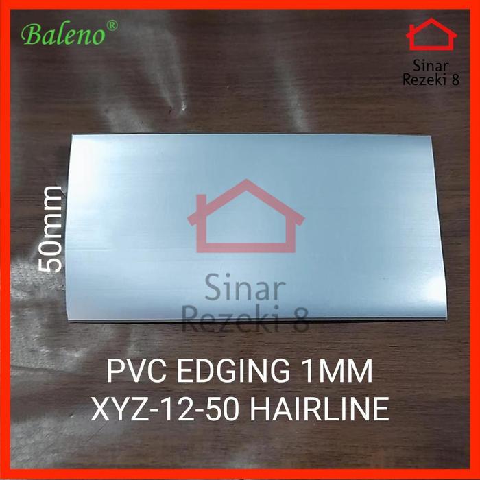 Edging HPL XYZ 12 50 mm SILVER / Pinggiran Meja Woodgrain taco PVC .