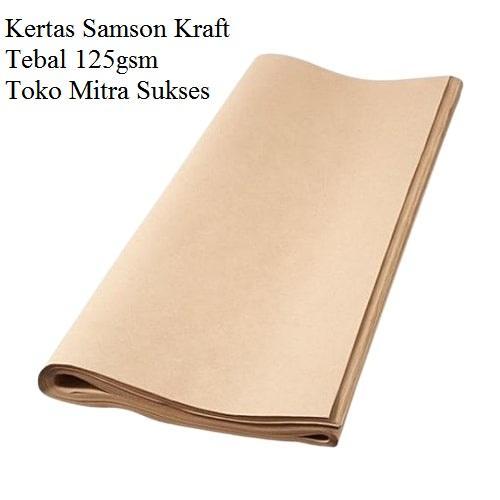 Kertas Samson Kraft 125gsm Plano HARGA PER LEMBAR