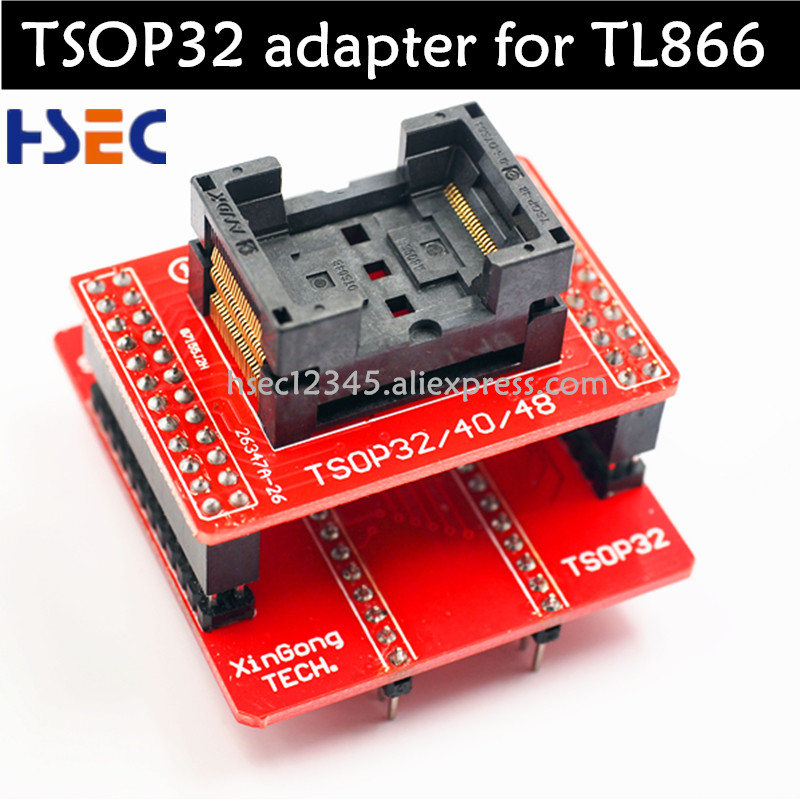 TSOP32 adapter socket for minipro TL866CS TL866A Xgecu TL866ii plus tl866 T48 USB universal