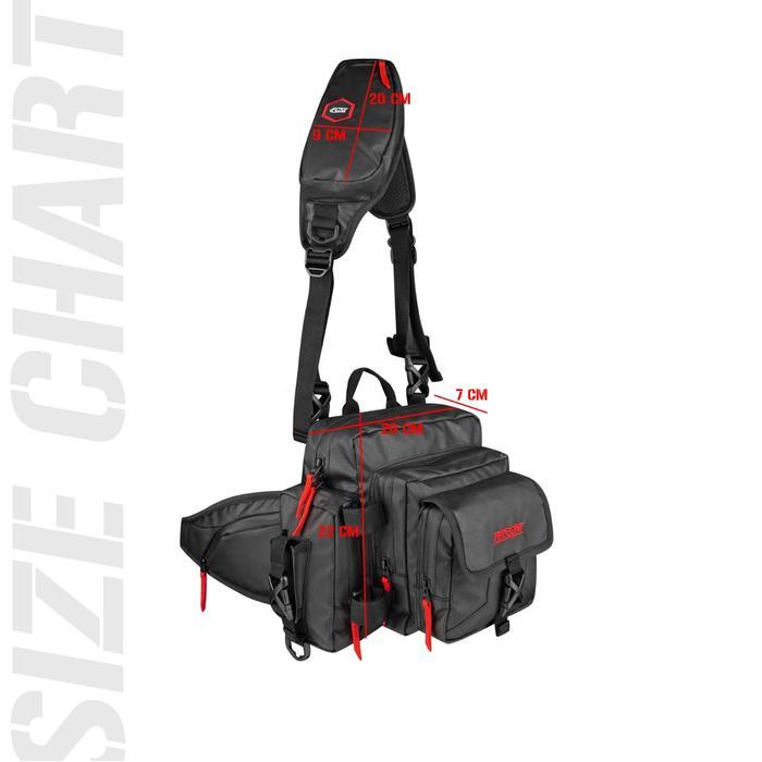 Tas Pancing Tas Joran Firecast Ripr Sling Bag Pasti Ori