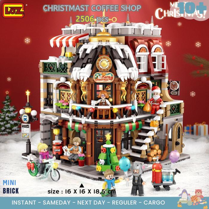 LOZ 1054 Christmas Coffee shop - LOZ tema NATAL