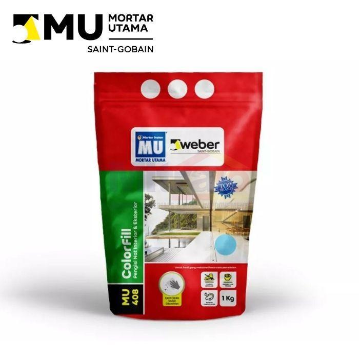 MU-408 ColorFill Pengisi Nat Keramik 1 Kg / Semen nat / semen warna untuk nat