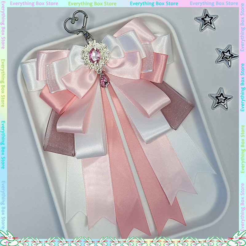 Double Layer Bow Pendant Versatile Ribbon Anime Itabag DIY Pendant Bag Lolita Two-Dimensions Itabag