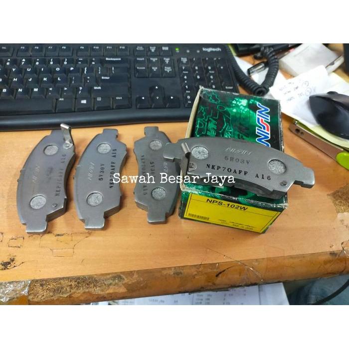 BRAKE PAD KAMPAS KANVAS REM CAKRAM DEPAN HONDA JAZZ GD3 CITY GD8 IDSI VTEC 2003 2004 2005 2006 2007