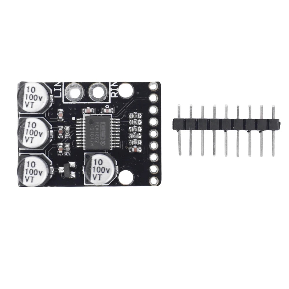 PCM1802 Audio Stereo Digital PCM AV Amplifier Player Board 96kHz ADC Single-Ended Analog-Input Decod
