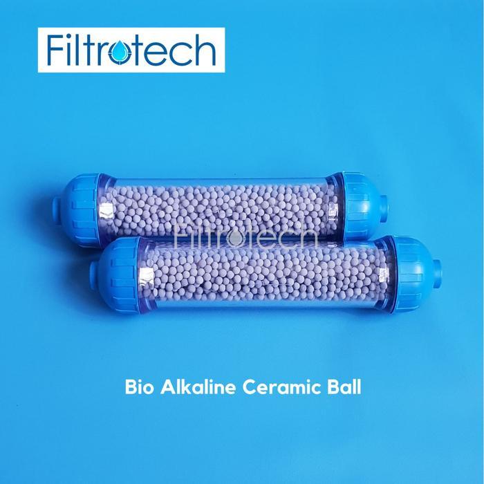FILTER BIO ALKALINE T33 PH CERAMIC BALL - BIO ALKALI FILTER AIR PENAMBAH PH INLINE