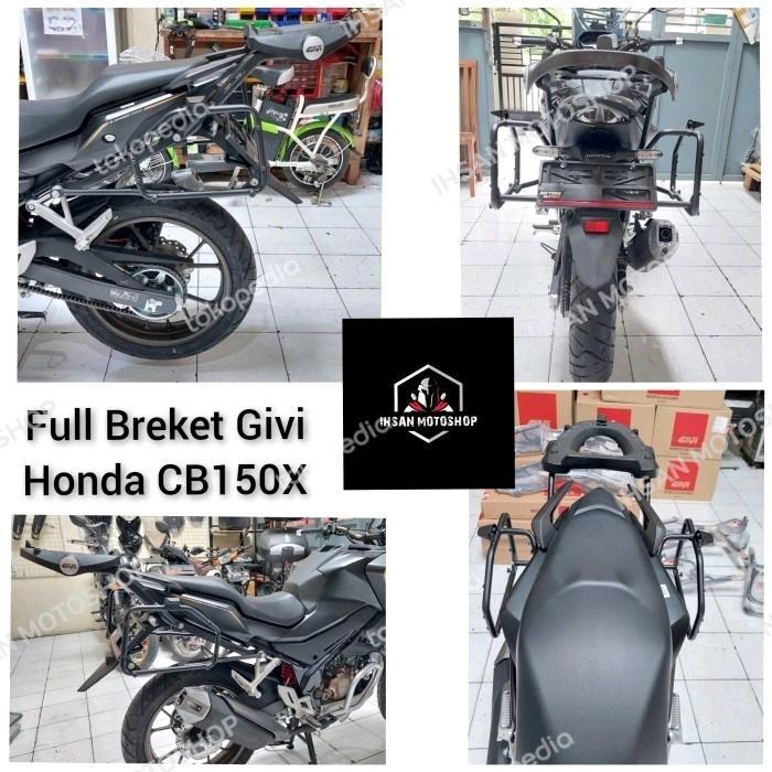 Breket Givi CB150X CB150R SRT SRV dan SBL2000 Braket Bracket Top Box CB150 X Side Breket Motor